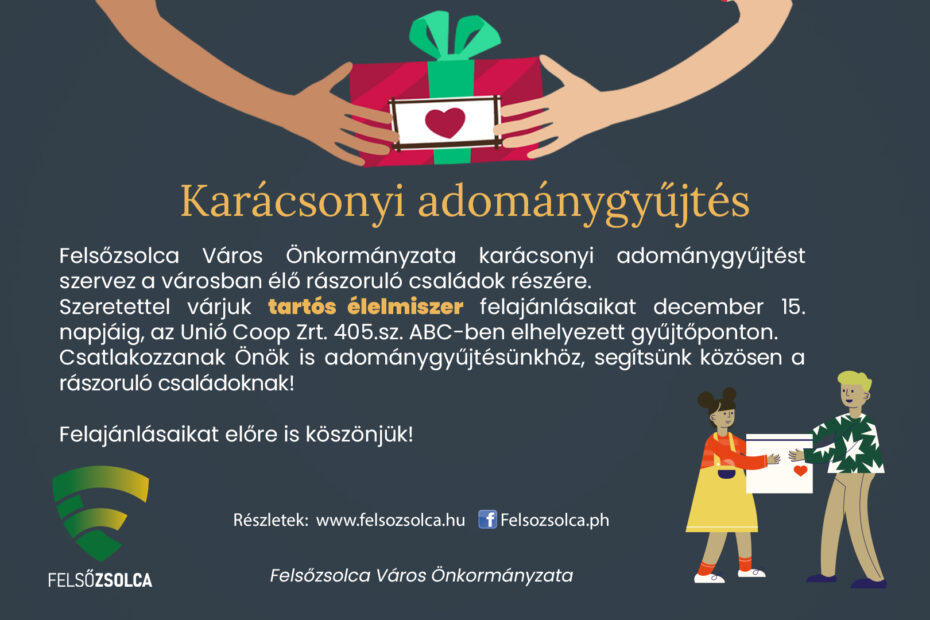 Elindult az adománygyűjtés a Bolyai utcai áruházban