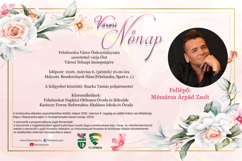 Városi Nőnap – MÁZS koncerttel ünneplik a hölgyeket Felsőzsolcán