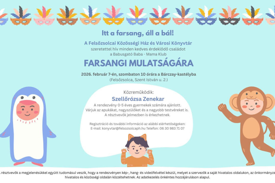 Itt a farsang, áll a bál!