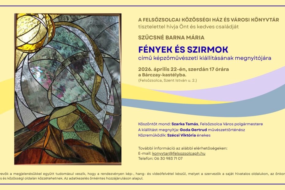 Fények és szirmok – Képzőművészeti kiállításmegnyitó