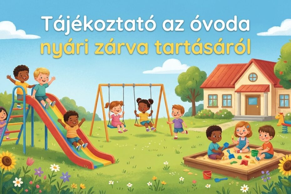 Közlemény az óvoda 2026. évi nyári zárva tartásáról