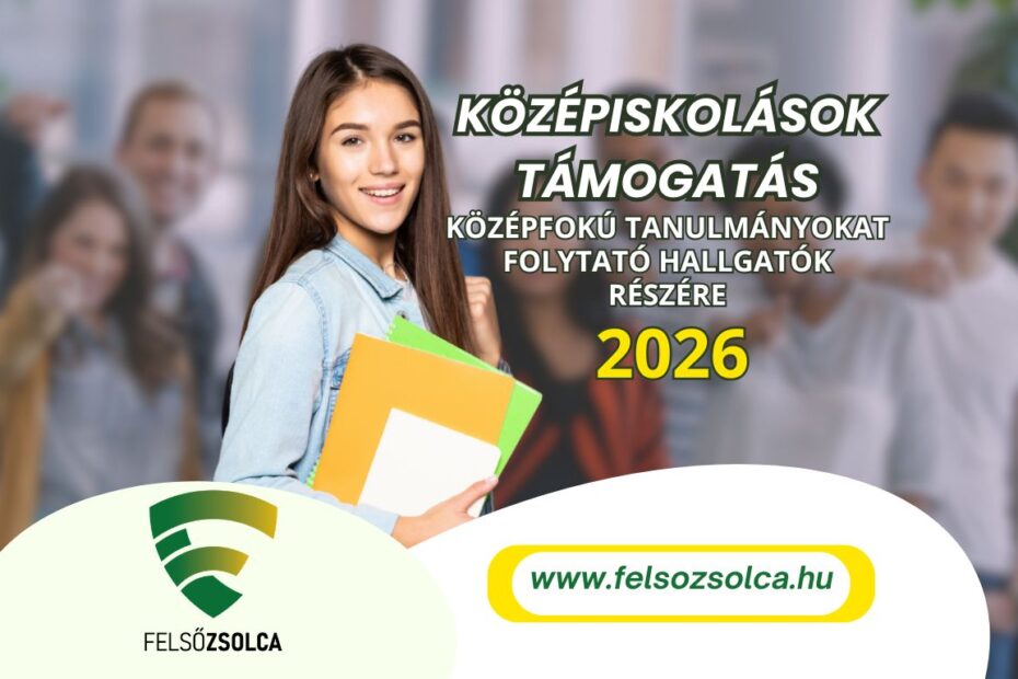 Középiskolások támogatása – Igényeld Te is!