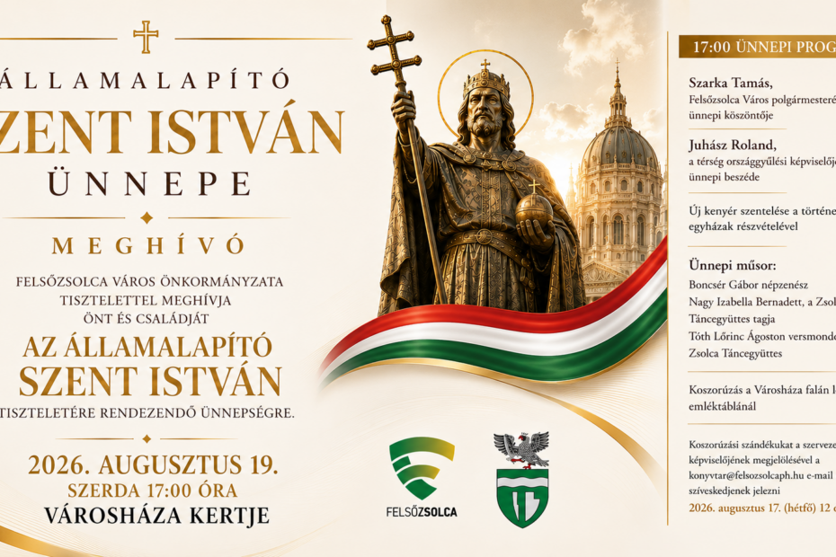 Államalapító Szent István ünnepe Felsőzsolcán