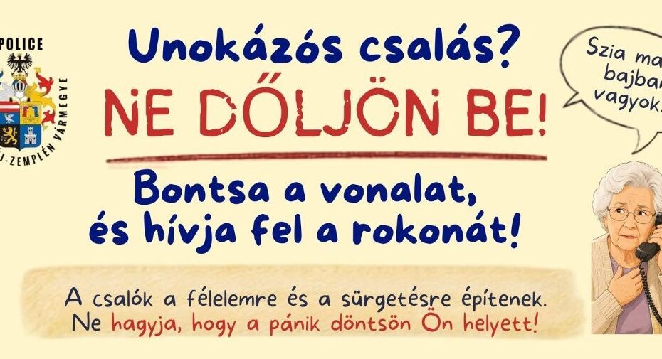 Unokázós csalás – Ne dőljön be!