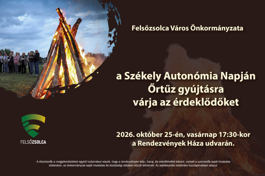 Vasárnap őrtűzgyújtás a Székely Autonómia Napja alkalmából