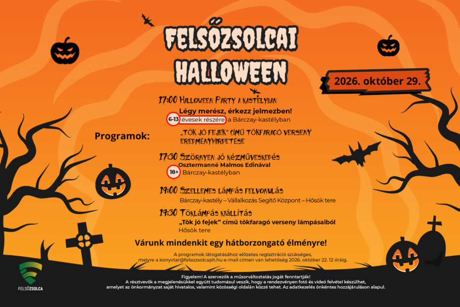 Felsőzsolcai Halloween – Nem érdemes lemaradni róla!